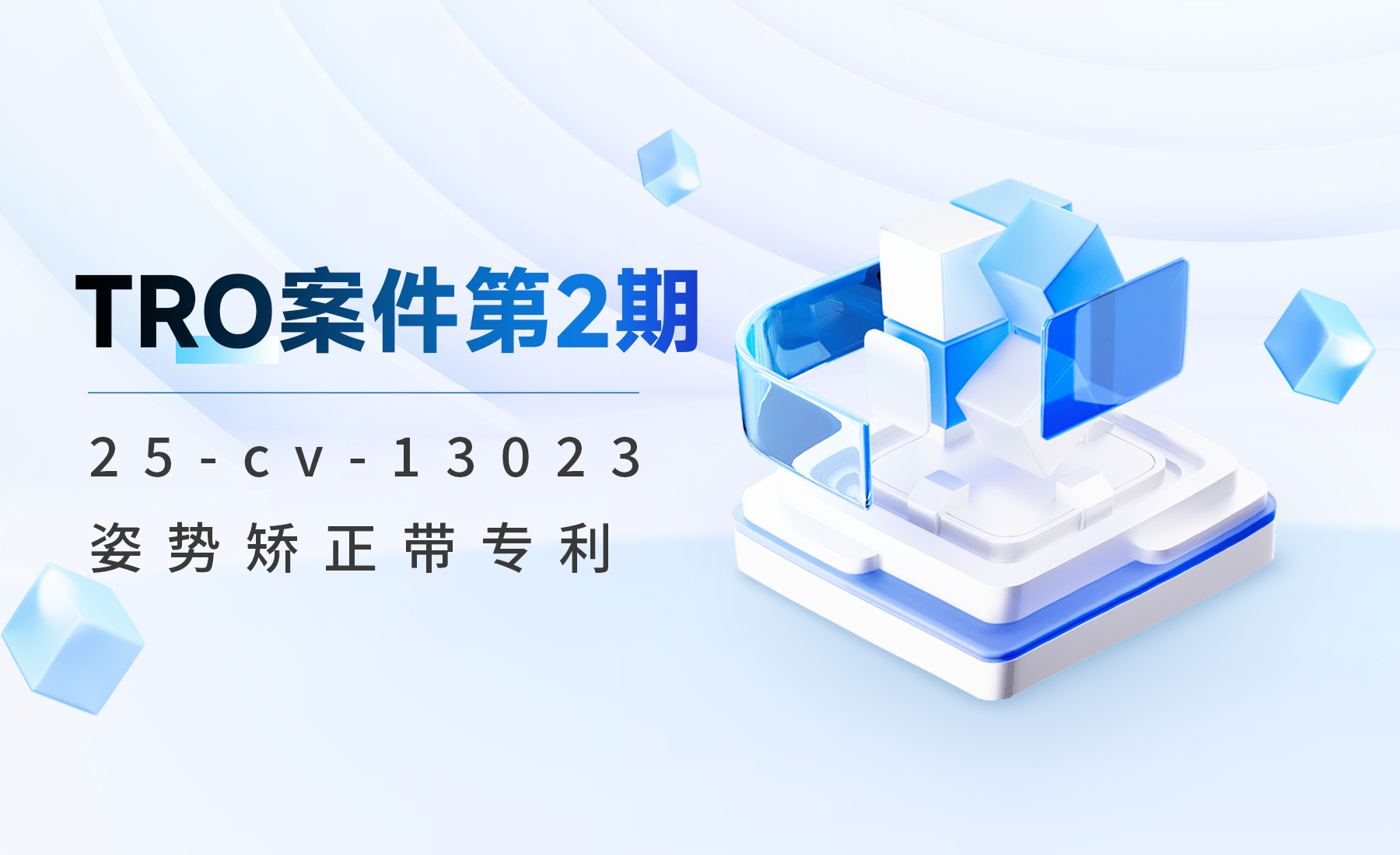 TRO案件第2期：25-cv-13023姿势矫正带专利
